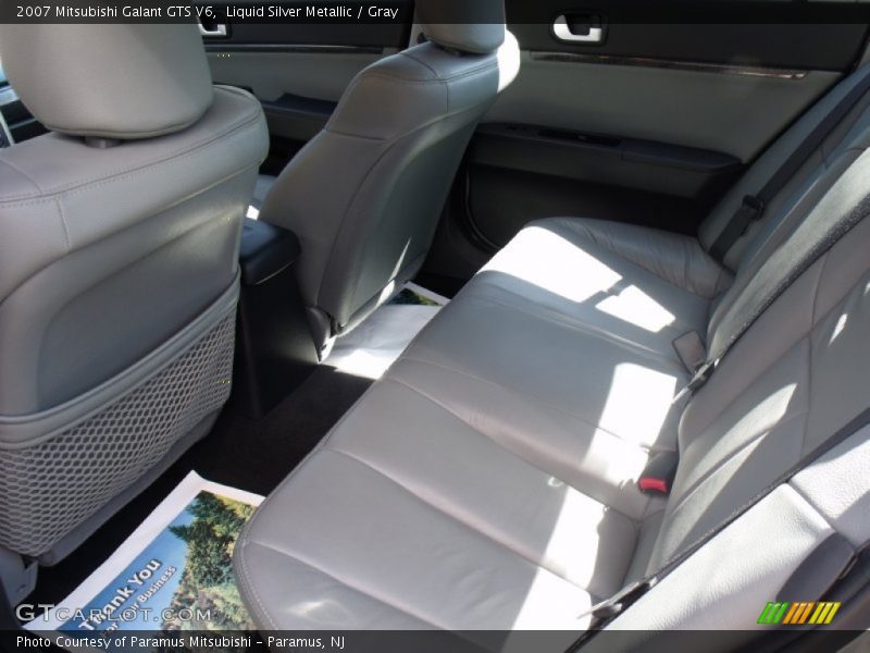Liquid Silver Metallic / Gray 2007 Mitsubishi Galant GTS V6