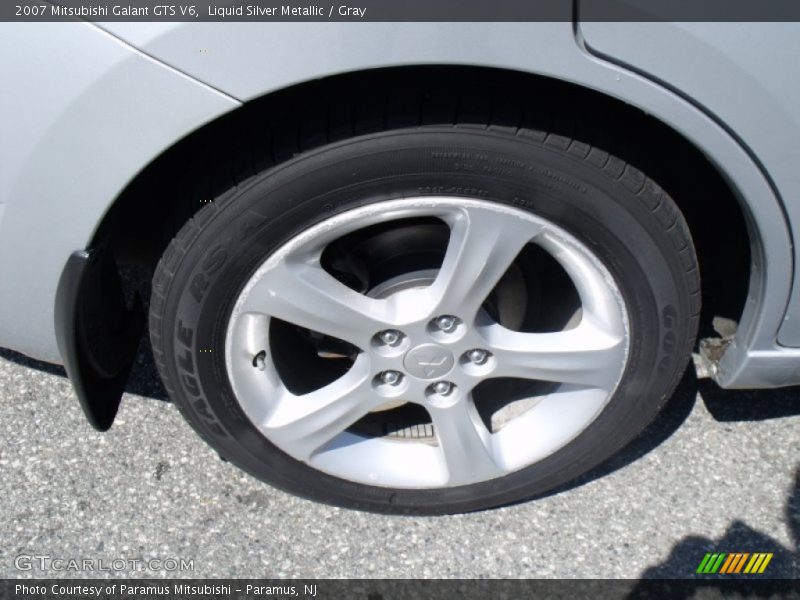 Liquid Silver Metallic / Gray 2007 Mitsubishi Galant GTS V6