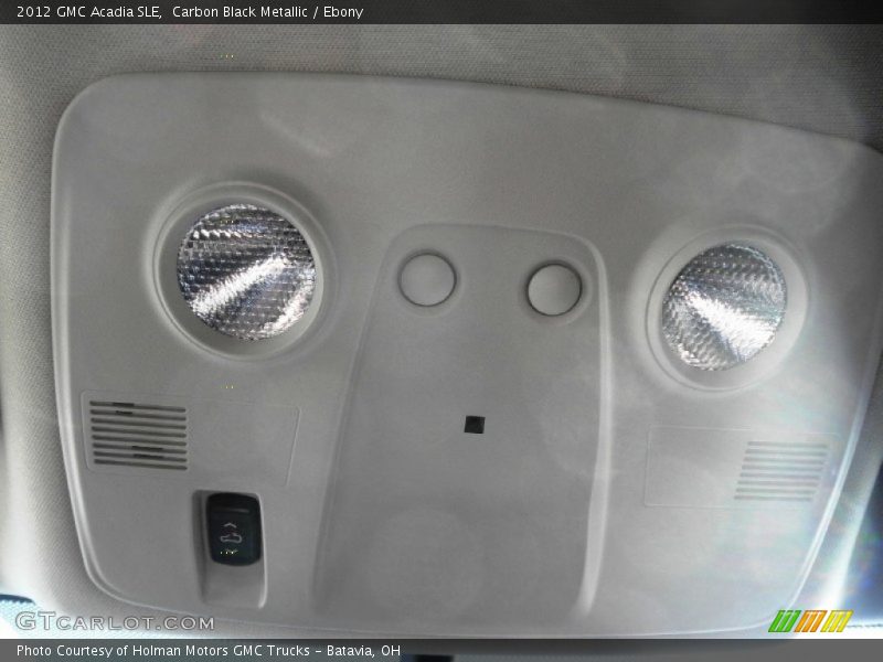 Carbon Black Metallic / Ebony 2012 GMC Acadia SLE