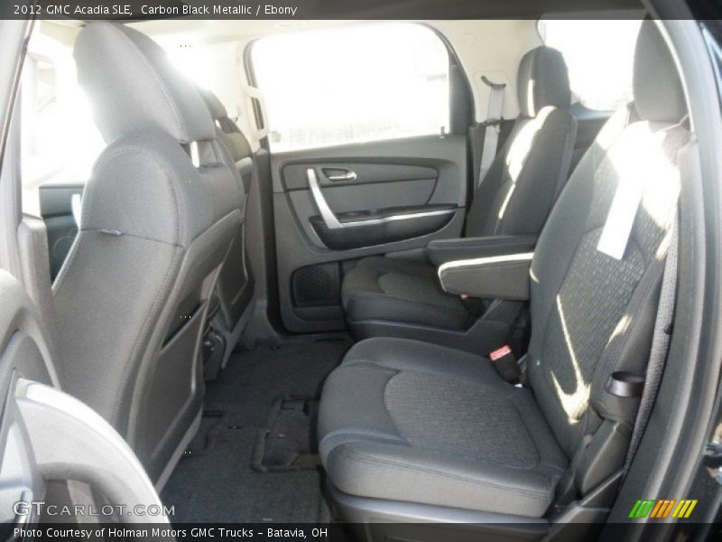 Carbon Black Metallic / Ebony 2012 GMC Acadia SLE
