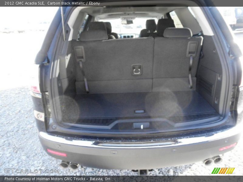Carbon Black Metallic / Ebony 2012 GMC Acadia SLE