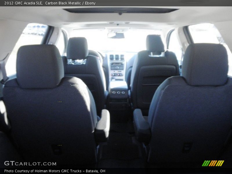 Carbon Black Metallic / Ebony 2012 GMC Acadia SLE
