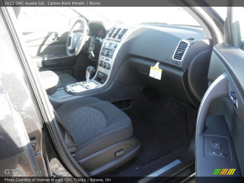 Carbon Black Metallic / Ebony 2012 GMC Acadia SLE