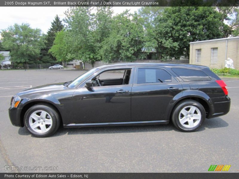 Brilliant Black Crystal Pearl / Dark Slate Gray/Light Graystone 2005 Dodge Magnum SXT