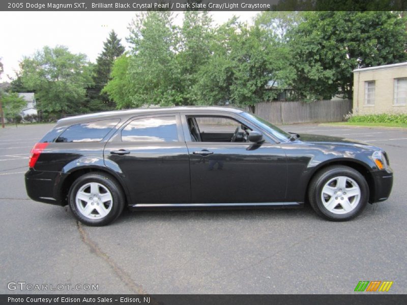 Brilliant Black Crystal Pearl / Dark Slate Gray/Light Graystone 2005 Dodge Magnum SXT