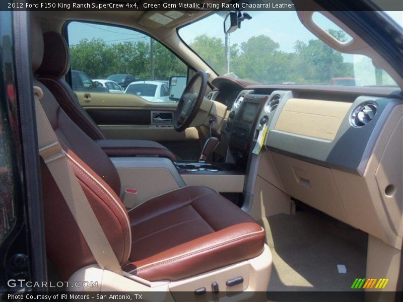 Green Gem Metallic / King Ranch Chaparral Leather 2012 Ford F150 King Ranch SuperCrew 4x4