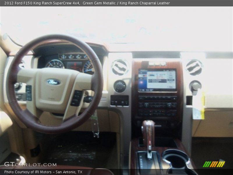 Green Gem Metallic / King Ranch Chaparral Leather 2012 Ford F150 King Ranch SuperCrew 4x4