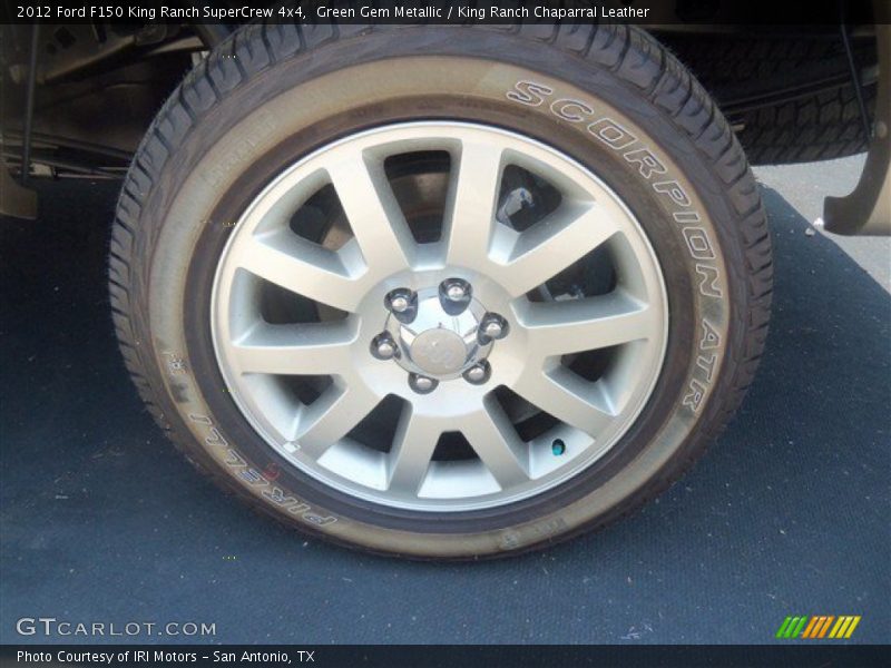 Green Gem Metallic / King Ranch Chaparral Leather 2012 Ford F150 King Ranch SuperCrew 4x4