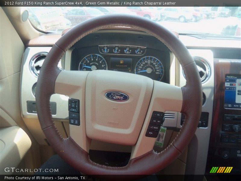Green Gem Metallic / King Ranch Chaparral Leather 2012 Ford F150 King Ranch SuperCrew 4x4