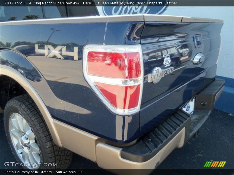 Dark Blue Pearl Metallic / King Ranch Chaparral Leather 2012 Ford F150 King Ranch SuperCrew 4x4