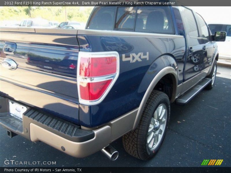 Dark Blue Pearl Metallic / King Ranch Chaparral Leather 2012 Ford F150 King Ranch SuperCrew 4x4
