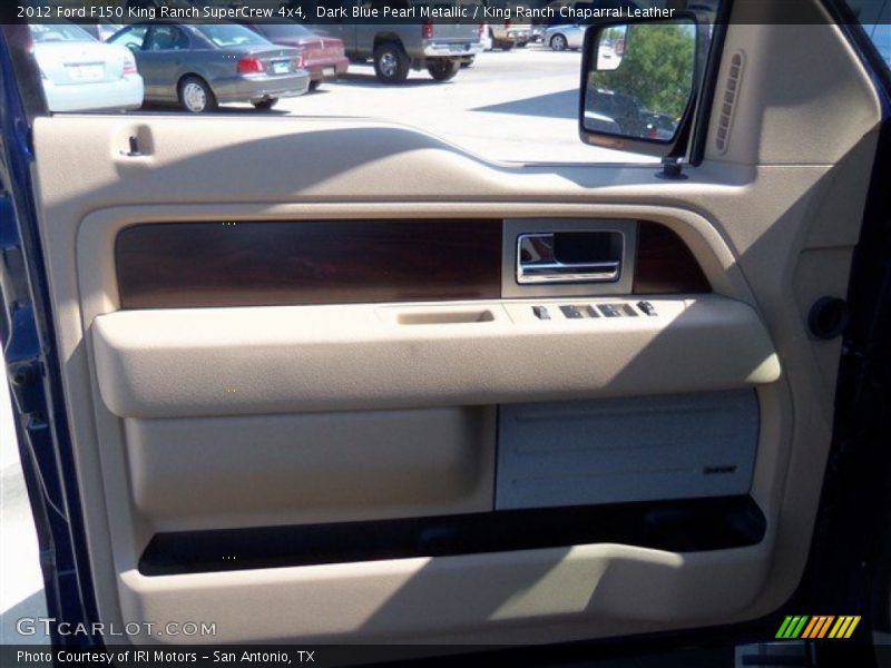 Dark Blue Pearl Metallic / King Ranch Chaparral Leather 2012 Ford F150 King Ranch SuperCrew 4x4