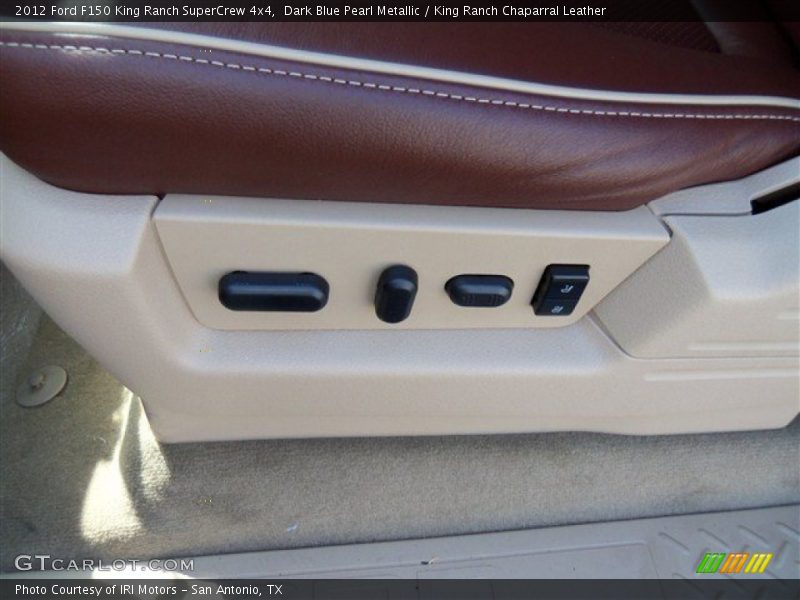 Dark Blue Pearl Metallic / King Ranch Chaparral Leather 2012 Ford F150 King Ranch SuperCrew 4x4