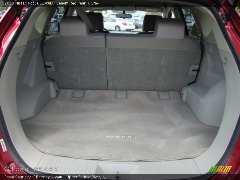 Venom Red Pearl / Gray 2008 Nissan Rogue SL AWD