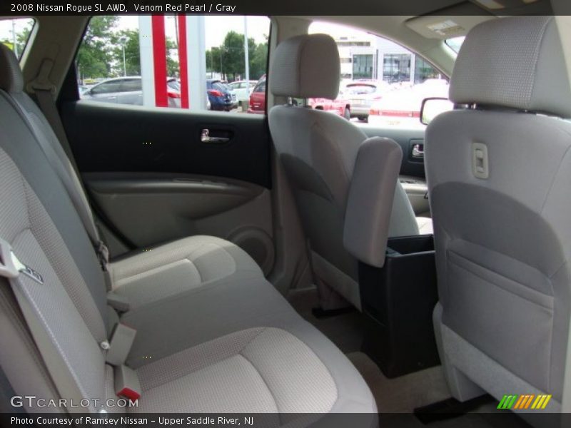 Venom Red Pearl / Gray 2008 Nissan Rogue SL AWD