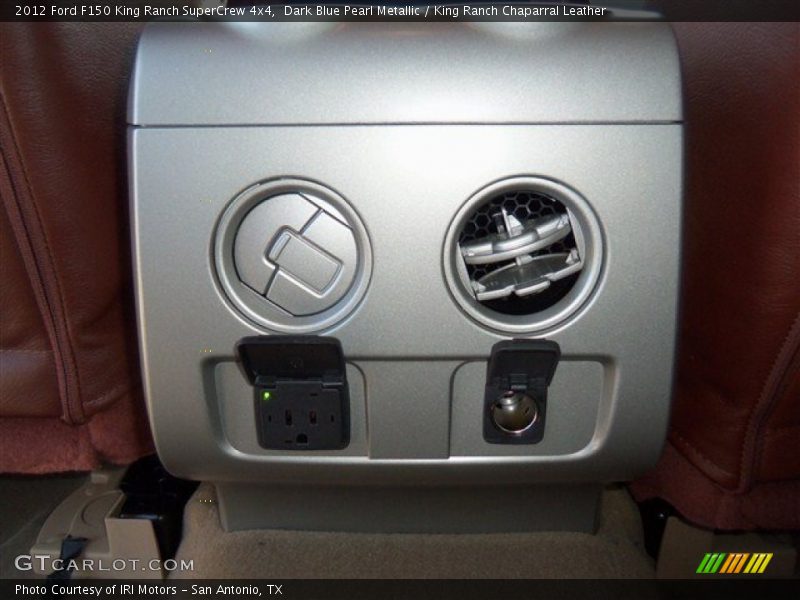 Dark Blue Pearl Metallic / King Ranch Chaparral Leather 2012 Ford F150 King Ranch SuperCrew 4x4