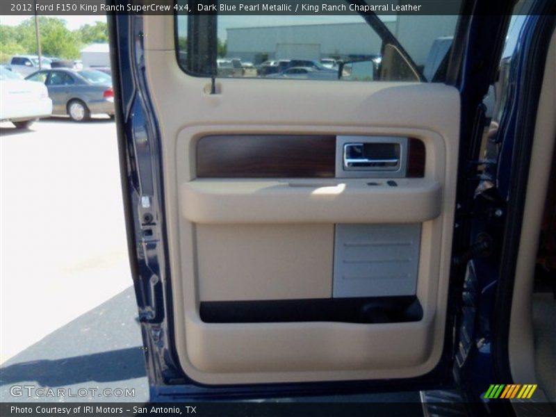 Dark Blue Pearl Metallic / King Ranch Chaparral Leather 2012 Ford F150 King Ranch SuperCrew 4x4