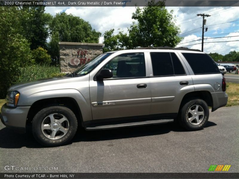 Dark Gray Metallic / Dark Pewter 2003 Chevrolet TrailBlazer LT 4x4