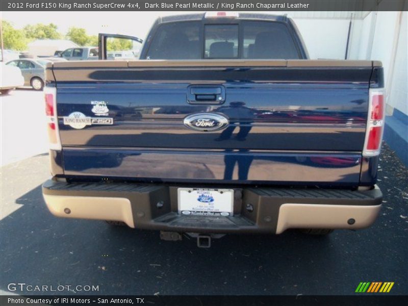Dark Blue Pearl Metallic / King Ranch Chaparral Leather 2012 Ford F150 King Ranch SuperCrew 4x4