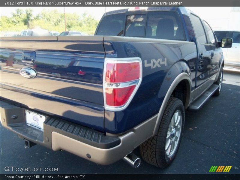 Dark Blue Pearl Metallic / King Ranch Chaparral Leather 2012 Ford F150 King Ranch SuperCrew 4x4