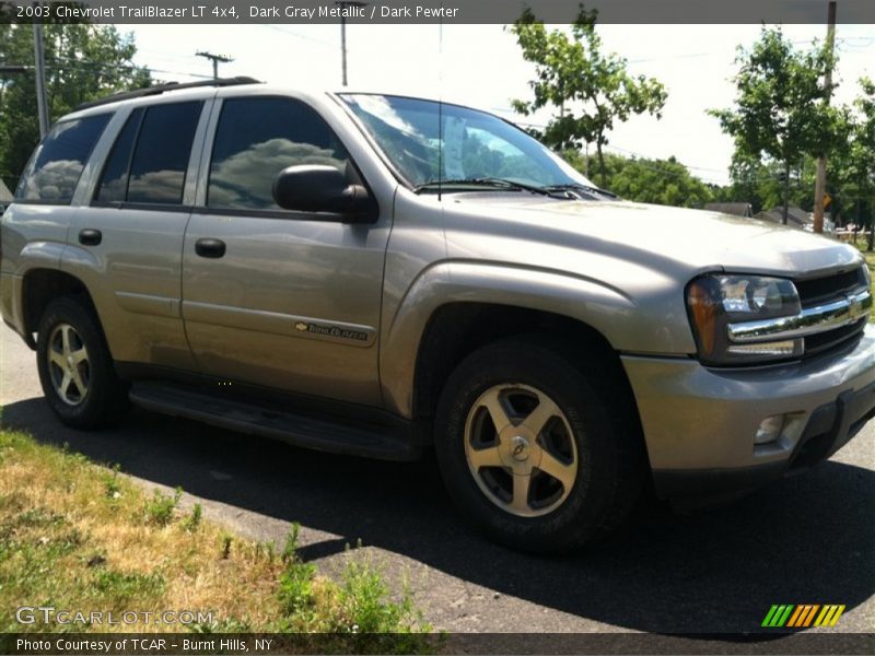 Dark Gray Metallic / Dark Pewter 2003 Chevrolet TrailBlazer LT 4x4