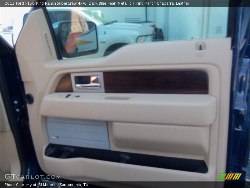 Dark Blue Pearl Metallic / King Ranch Chaparral Leather 2012 Ford F150 King Ranch SuperCrew 4x4