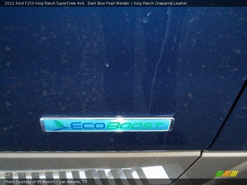 Dark Blue Pearl Metallic / King Ranch Chaparral Leather 2012 Ford F150 King Ranch SuperCrew 4x4