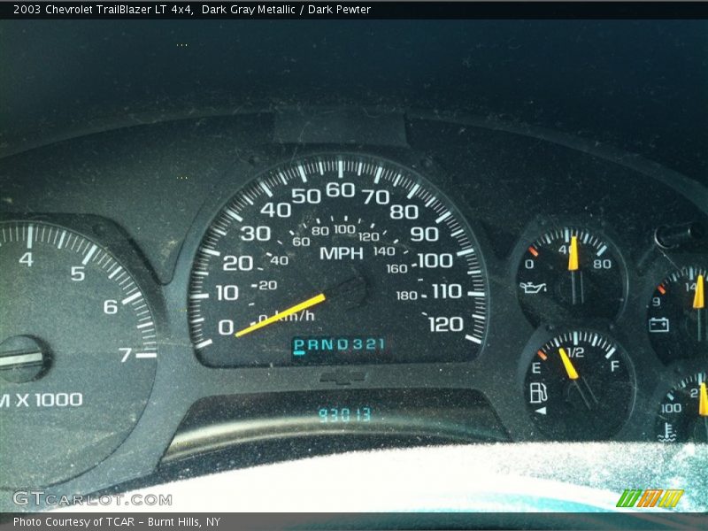 Dark Gray Metallic / Dark Pewter 2003 Chevrolet TrailBlazer LT 4x4