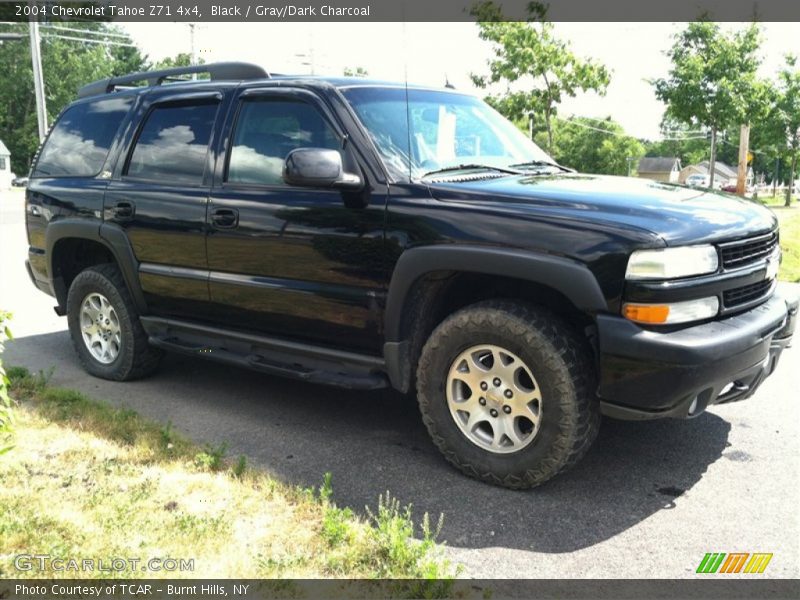Black / Gray/Dark Charcoal 2004 Chevrolet Tahoe Z71 4x4