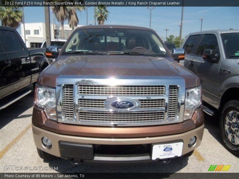 Golden Bronze Metallic / King Ranch Chaparral Leather 2012 Ford F150 King Ranch SuperCrew 4x4