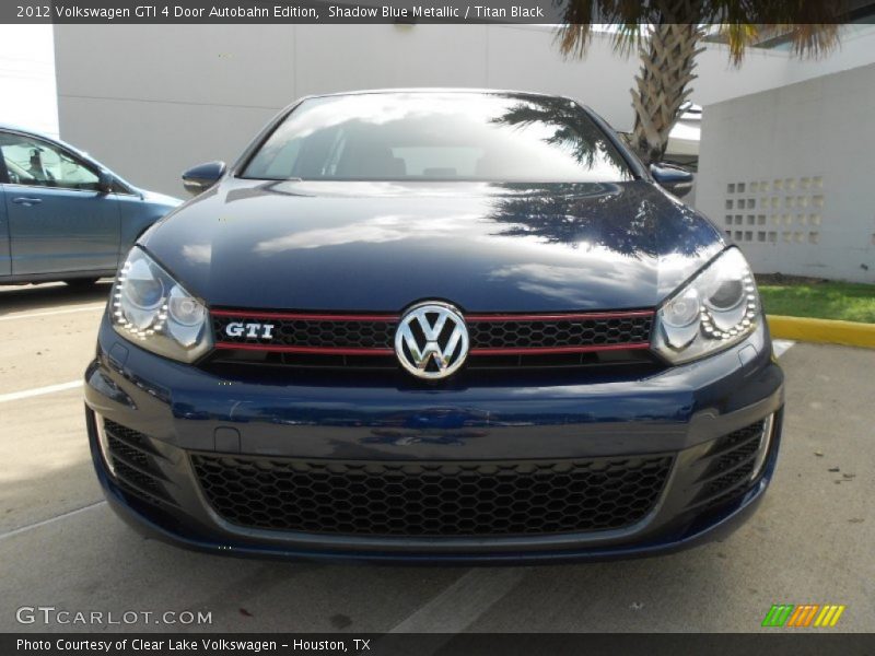 Shadow Blue Metallic / Titan Black 2012 Volkswagen GTI 4 Door Autobahn Edition