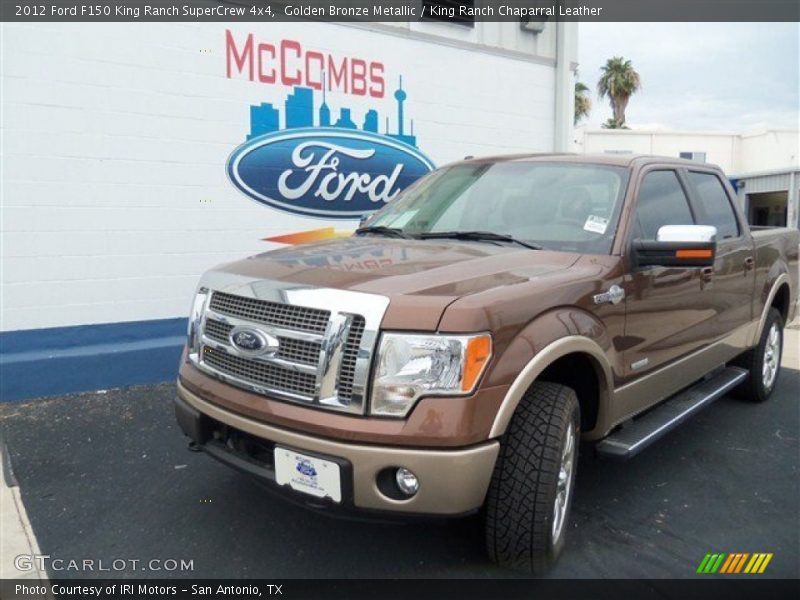 Golden Bronze Metallic / King Ranch Chaparral Leather 2012 Ford F150 King Ranch SuperCrew 4x4