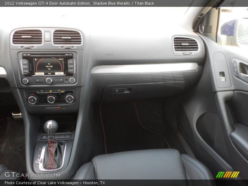 Shadow Blue Metallic / Titan Black 2012 Volkswagen GTI 4 Door Autobahn Edition