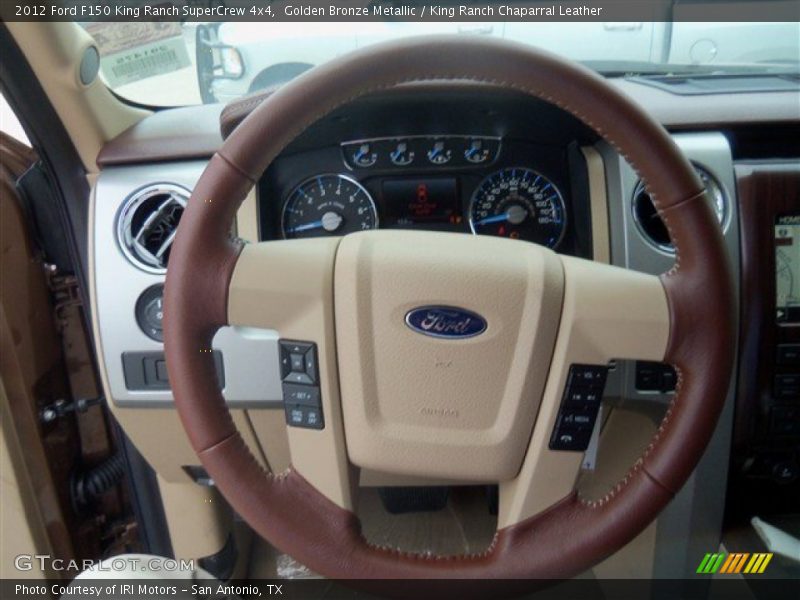 Golden Bronze Metallic / King Ranch Chaparral Leather 2012 Ford F150 King Ranch SuperCrew 4x4