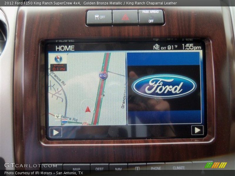 Golden Bronze Metallic / King Ranch Chaparral Leather 2012 Ford F150 King Ranch SuperCrew 4x4