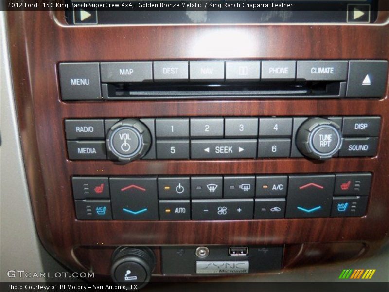 Golden Bronze Metallic / King Ranch Chaparral Leather 2012 Ford F150 King Ranch SuperCrew 4x4