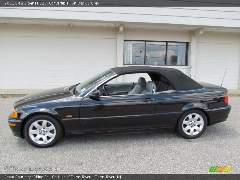 Jet Black / Grey 2001 BMW 3 Series 325i Convertible