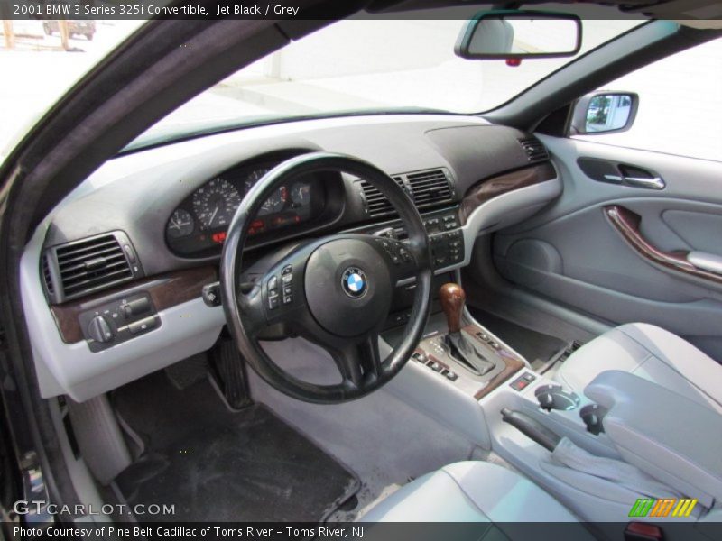 Jet Black / Grey 2001 BMW 3 Series 325i Convertible