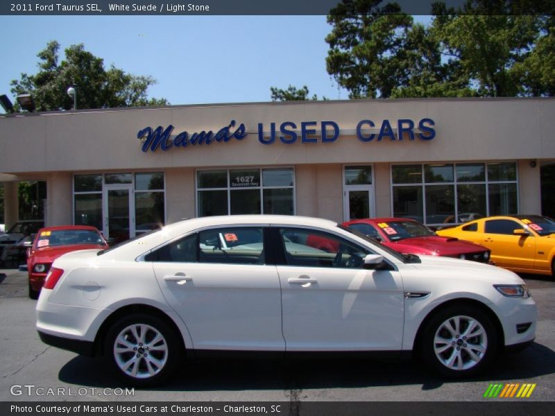 White Suede / Light Stone 2011 Ford Taurus SEL