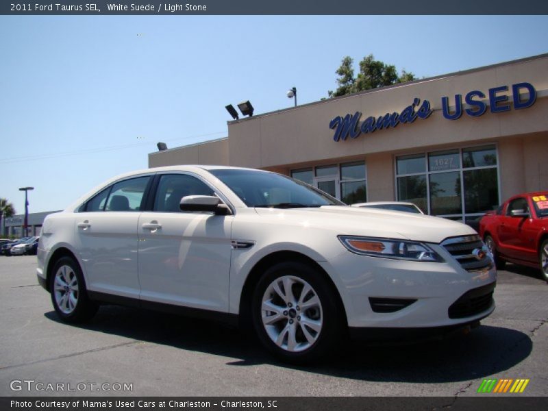 White Suede / Light Stone 2011 Ford Taurus SEL