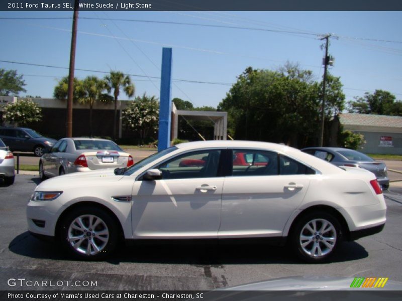 White Suede / Light Stone 2011 Ford Taurus SEL