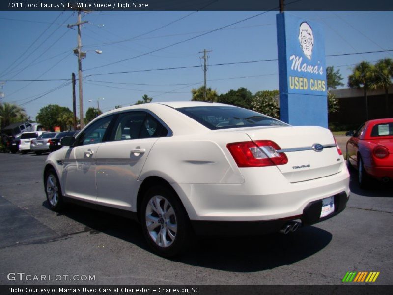 White Suede / Light Stone 2011 Ford Taurus SEL