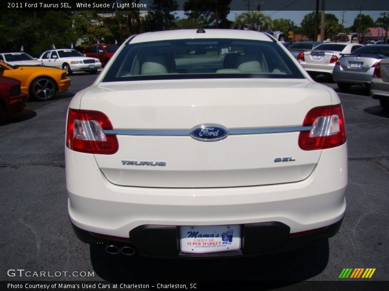 White Suede / Light Stone 2011 Ford Taurus SEL