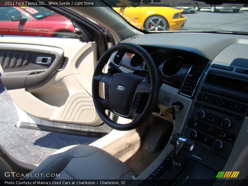 White Suede / Light Stone 2011 Ford Taurus SEL
