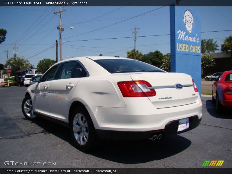 White Suede / Light Stone 2011 Ford Taurus SEL