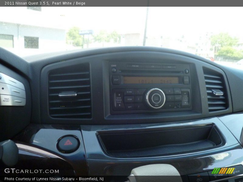 Pearl White / Beige 2011 Nissan Quest 3.5 S