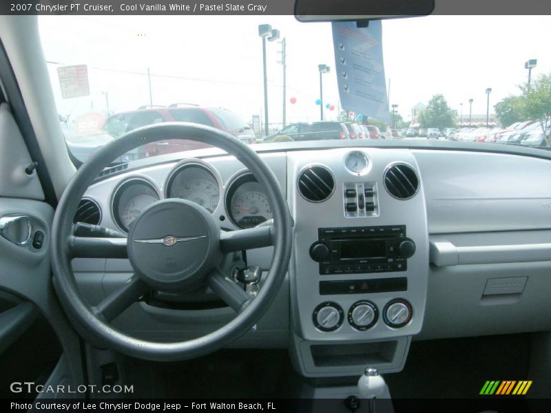 Cool Vanilla White / Pastel Slate Gray 2007 Chrysler PT Cruiser