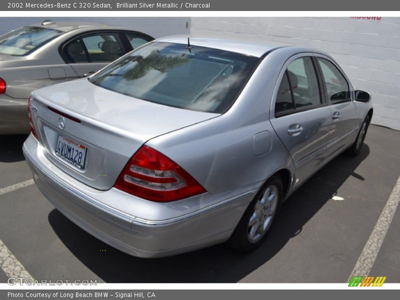 Brilliant Silver Metallic / Charcoal 2002 Mercedes-Benz C 320 Sedan