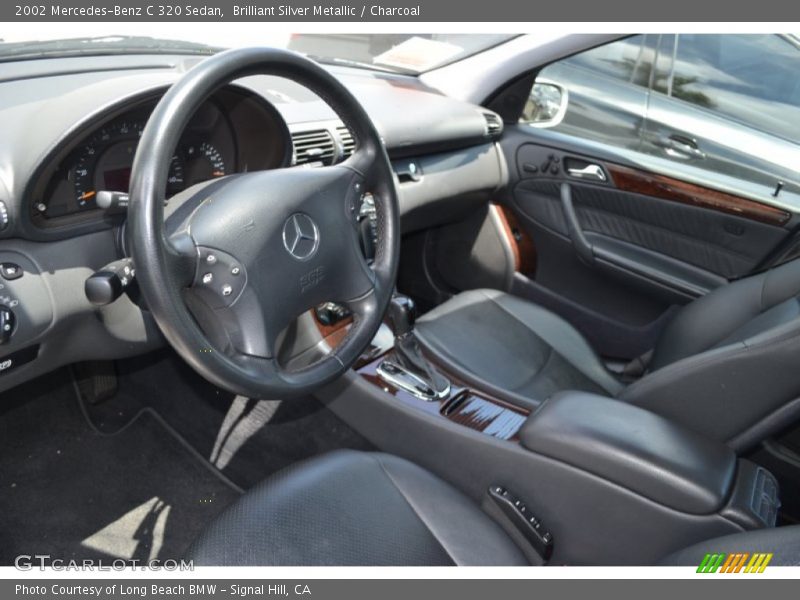 Brilliant Silver Metallic / Charcoal 2002 Mercedes-Benz C 320 Sedan