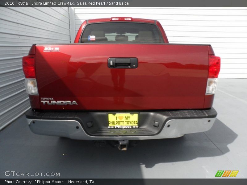 Salsa Red Pearl / Sand Beige 2010 Toyota Tundra Limited CrewMax